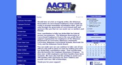 Desktop Screenshot of aacet.net